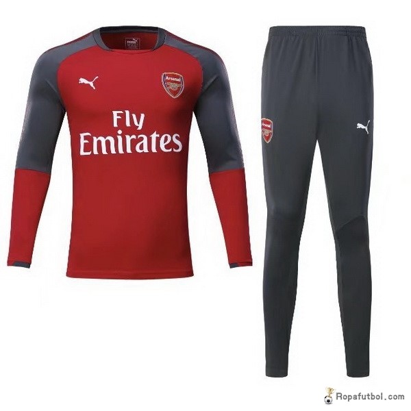 Chandal Arsenal 2017/18 Rojo Gris Marino